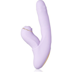 Svakom DuoGlow Stimulator Δονητής Rabbit για Ζευγάρια με App Control 12.3cm Μωβ