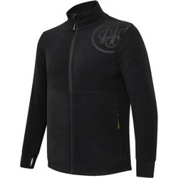 Beretta Ανδρική Ζακέτα Fleece με Φερμουάρ Μαύρη 502731-0999