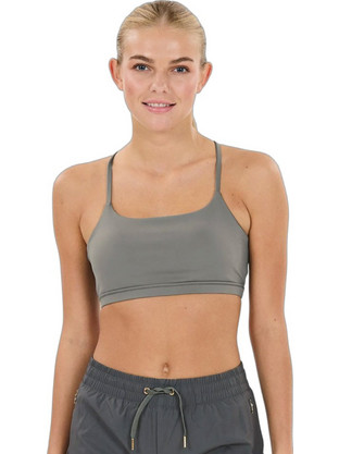 Athlecia Blossom Αθλητικό Μπουστάκι με Μέτρια Στήριξη & Αφαιρούμενη Ενίσχυση Ανθρακί EA261523-3219