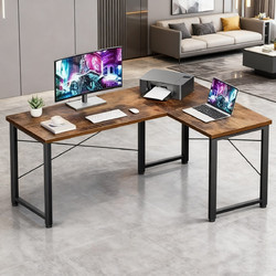 Homeone Γωνιακό Επαγγελματικό Γραφείο Ξύλινο 126x46x74cm