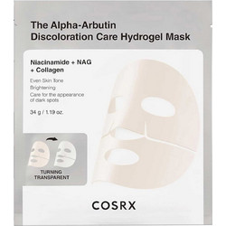 Cosrx Arbutin Discoloration Sheet Μάσκα Προσώπου για Καταπράυνση με Υαλουρονικό 34gr