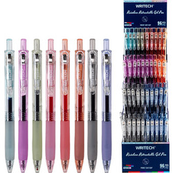 Writech Rainbow Στυλό Gel 0.7mm 96τμχ