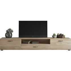 Welhome Έπιπλο Τηλεόρασης Μοριοσανίδα Latte Μ210xΠ45xΥ36cm NO18