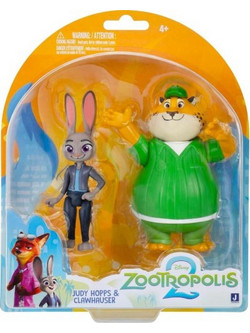 Jazwares Disney Zootropolis Judy Hopps & Clawhauser