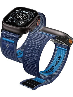 Spigen Athlex Air 2 Λουράκι Υφασμάτινο Active Navy Blue (Apple Watch 44 / 45 / 46 / 49mm)