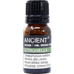 Ancient Wisdom Βιολογικό Αιθέριο Έλαιο Σιτρονέλα 10ml
