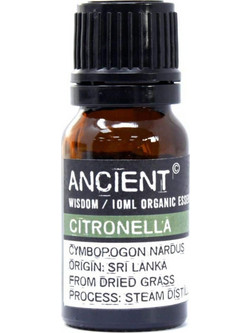Ancient Wisdom Βιολογικό Αιθέριο Έλαιο Σιτρονέλα 10ml