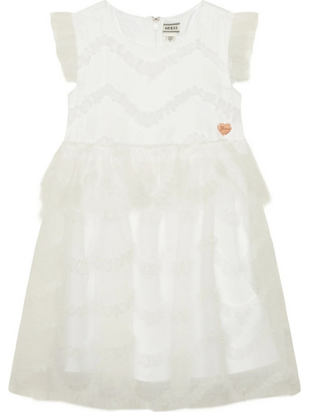 Guess Παιδικό Φόρεμα Μπεζ K6RK22WK040-G011