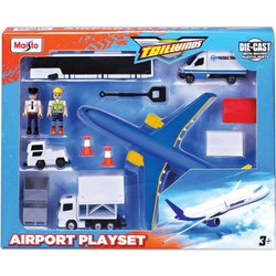 Maisto Airport Playset Μπλε