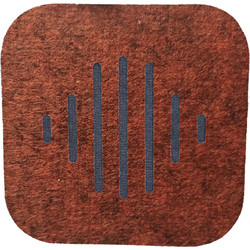 iZiSound Wave Ηχοαπορροφητικό Πάνελ 45x45x6.7cm 1τμχ Καφέ