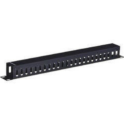 Lanberg AK-1201-B Οδηγός Καλωδίων για Καμπίνες Rack Μεταλλικός 1U 19" 67.5x482.6x44.4mm