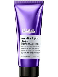 L'Oreal Professionnel Alpha Sleek Κρέμα Μαλλιών Κερατίνης για Επανόρθωση 200ml