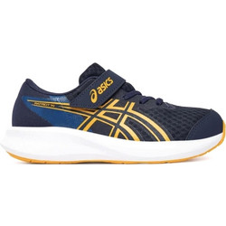 ASICS Patriot Παιδικά Αθλητικά Παπούτσια για Τρέξιμο Navy Μπλε Κίτρινα 1014A391-403