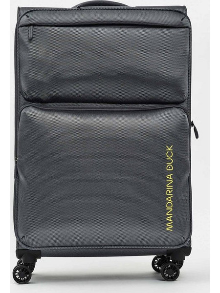 Mandarina Duck Zephyr P10OTV04-29U Βαλίτσα Μεγάλη 78x48x27.5cm με 4 Ρόδες Γκρι