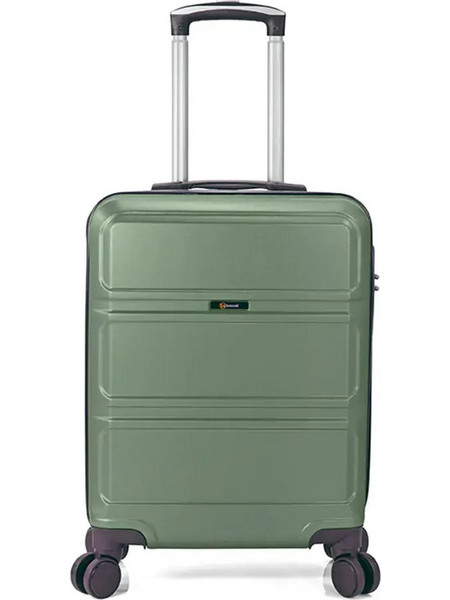 Benzi BZ5739 Βαλίτσα Καμπίνας 55x39x20cm με 4 Ρόδες Χακί