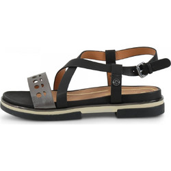 Wrangler Toledo Δερμάτινα Γυναικεία Σανδάλια Μαύρα WL01573A-062