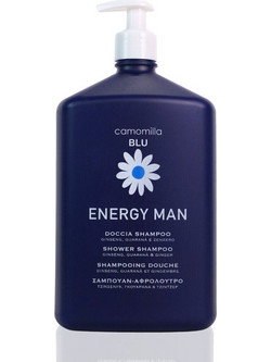 Camomilla Blu Energy Man Σαμπουάν & Αφρόλουτρο για Επανόρθωση 1lt