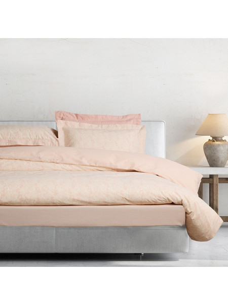 Das Home Σετ Σεντόνια Ημίδιπλα με Λάστιχο 120x200+35 Casual 5441 Ivory Nude