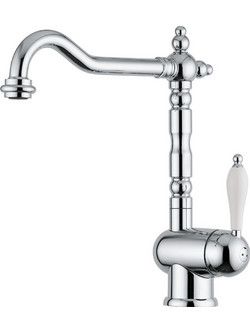 Franke Old England 3156252003 Μπαταρία Κουζίνας Πάγκου Διπλής Παροχής Ανάμεικτη Inox