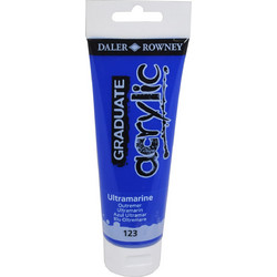 Daler-Rowney Graduate 123 Ultramarine Blue Ακρυλικό Χρώμα Ζωγραφικής 120ml