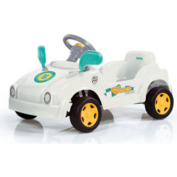 Dolu Smart Car Ποδοκίνητο Μονοθέσιο Παιδικό Αυτοκίνητο με Πετάλια Λευκό 2684