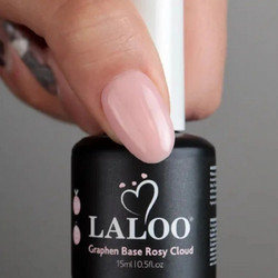 Laloo Graphen Rosy Cloud Base Coat Ημιμόνιμο Βερνίκι Νυχιών 15ml