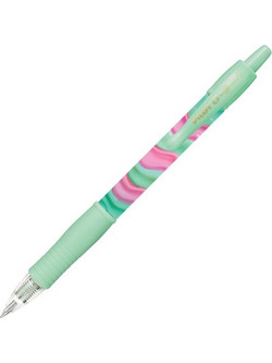 Pilot G-2 Flow Green Στυλό Gel 0.7mm Μαύρο