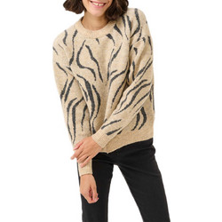 Kaffe Billie Γυναικεία Πλεκτή Μπλούζα Μπεζ 10509148-107157