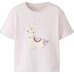 Name It Παιδικό T-Shirt Κοντομάνικο Ροζ 13251485