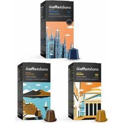 Il Caffe Italiano Κάψουλες Espresso Tasting Kit Συμβατές με Μηχανή Nespresso 90τμχ