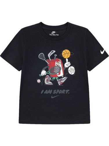 Nike I Am Sport Παιδικό T-Shirt Κοντομάνικο Μαύρο 86N819-023