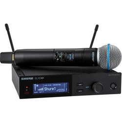 Shure SLXD24+E/Beta58 G65 Σετ Ασύρματο Μικρόφωνo Χειρός XLR