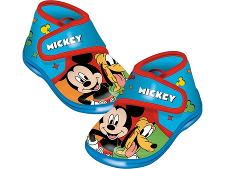 Arditex Mickey Mouse Χειμερινές Παιδικές Παντόφλες Μποτάκια για Αγόρι Γαλάζιες WD17385