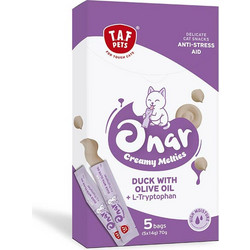 Taf Pets Onar Creamy Melties Anti-Stress Aid with Duck & Olive Oil 5x14gr