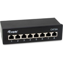 Equip 326621 Ethernet Patch Panel Rack 1U 8 Θυρών Cat.6a Shielded FTP