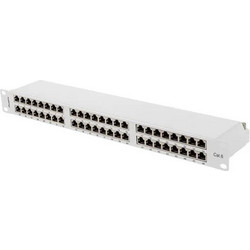 Lanberg PPS6-1048-S Ethernet Patch Panel Rack 1U 19" 48 Θυρών Cat.6 Shielded