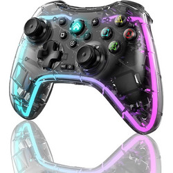 Lehuai LH-3 Wireless Controller για PC PS4 PS3 Switch & iOS RGB Transparent