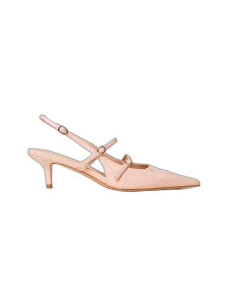 TWINSET Γόβες Slingback Λουστρίνι με Τακούνι Στιλέτο Μπεζ 261TCP044-13161