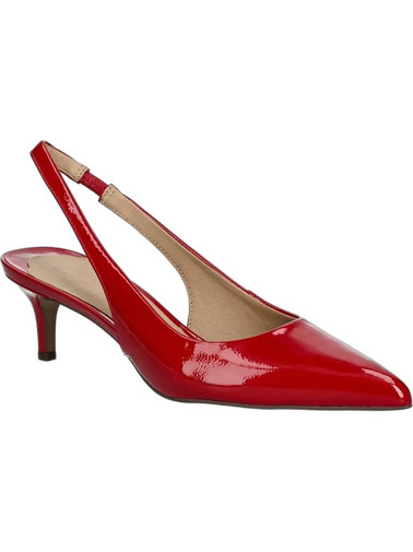 Ralph Lauren Γόβες Slingback Λουστρίνι με Τακούνι Στιλέτο Κόκκινες 8029592100-02