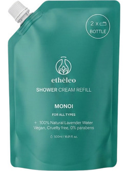 Etheleo Monoi Κρεμώδες Αφρόλουτρο Refill 500ml