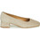 JB Martin Catel Γόβες Suede με Χοντρό Χαμηλό Τακούνι Μπεζ ADJ401-14
