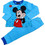 Disney Mickey Mouse Παιδική Πιτζάμα Βαμβακερή Χειμωνιάτικη Γαλάζια MIC-2861