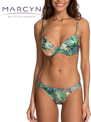 Marcyn Bikini Set Brazil Floral Πράσινο 639.7212