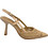 Elenross Γόβες Slingback Δερμάτινες με Λεπτό Ψηλό Τακούνι Μπεζ GS10135W
