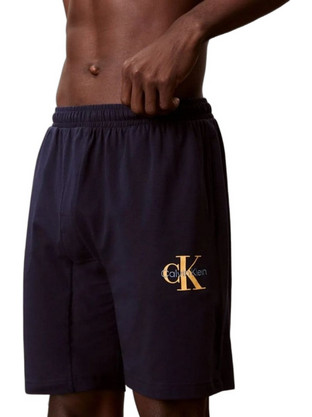 Calvin Klein Καλοκαιρινή Ανδρική Βερμούδα Πιτζάμας Βαμβακερή Navy Μπλε LV00NM2973-0PP