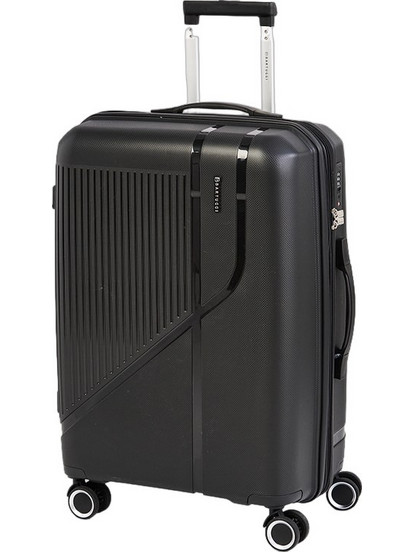 Bartuggi 724-106.60 Βαλίτσα Μεσαία 66x43.5x26cm με 4 Ρόδες Μαύρη
