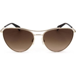 Rag & Bone RNB1065GS J5G Γυναικεία Γυαλιά Ηλίου Cat Eye Μεταλλικά Χρυσά με Καφέ Φακό
