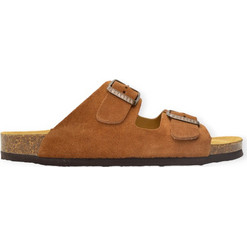 Plakton Afelpado Γυναικεία Σανδάλια Suede Ανατομικά Πορτοκαλί 180010