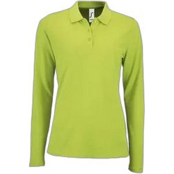 Sol's Γυναικεία Μπλούζα Polo Μακρυμάνικη Lime 02083-280