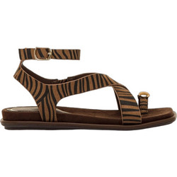 MariaMare Γυναικεία Σανδάλια Suede Καφέ 68733-C59866
